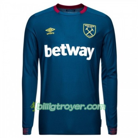 Billige Fotballdrakter West Ham United Bortedraktsett 2018/19 Langermet